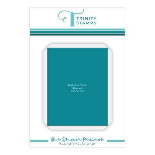 Trinity Stamps Full A2 Card Flat Acetate Shaker Pouches tas-f04