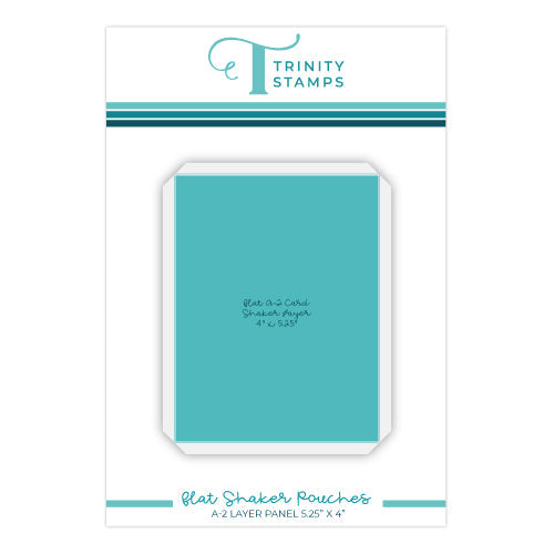 Trinity Stamps A2 Card Layer 4 x 5.25 Inch Flat Acetate Shaker Pouches tas-f05