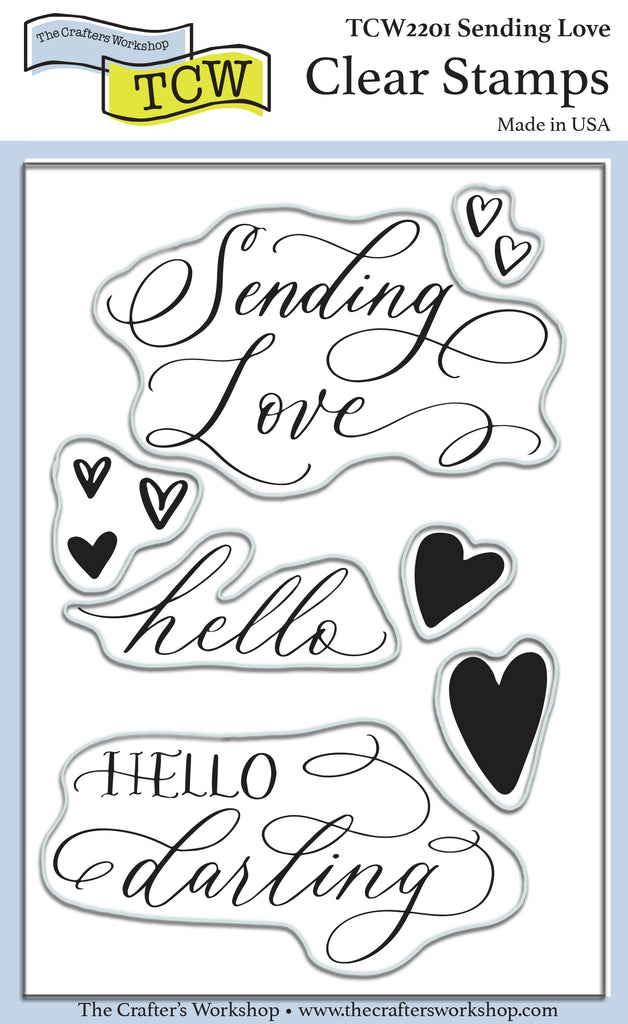 The Crafter’s Workshop Sending Love Stamp tcw2201