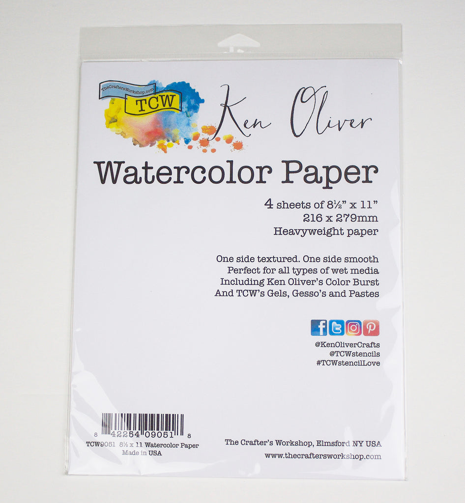 The Crafter’s Workshop Watercolor Paper Pack tcw9051