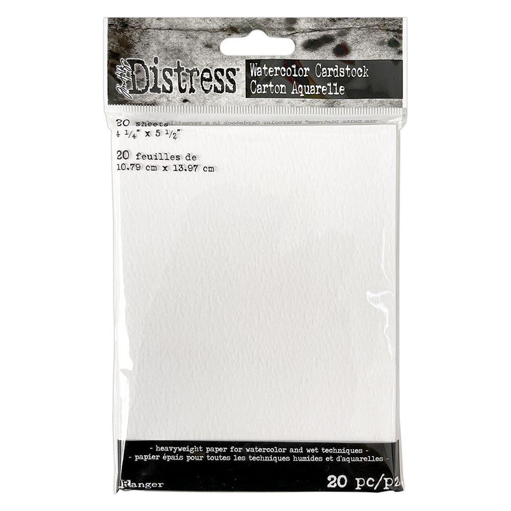 Tim Holtz 4.25 x 5.5 Distress Watercolor Cardstock 3 Pack Bundle single pack