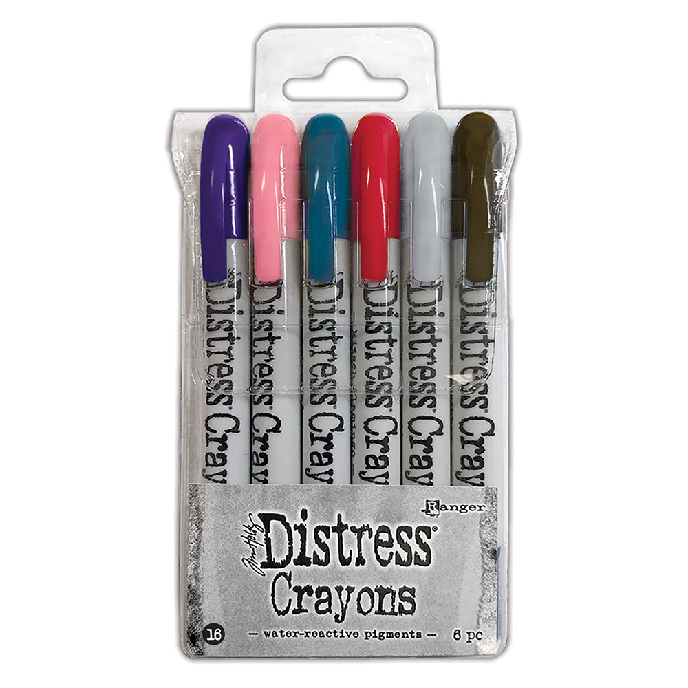 Ranger Tim Holtz Distress Crayons Set 16 tdbk84792