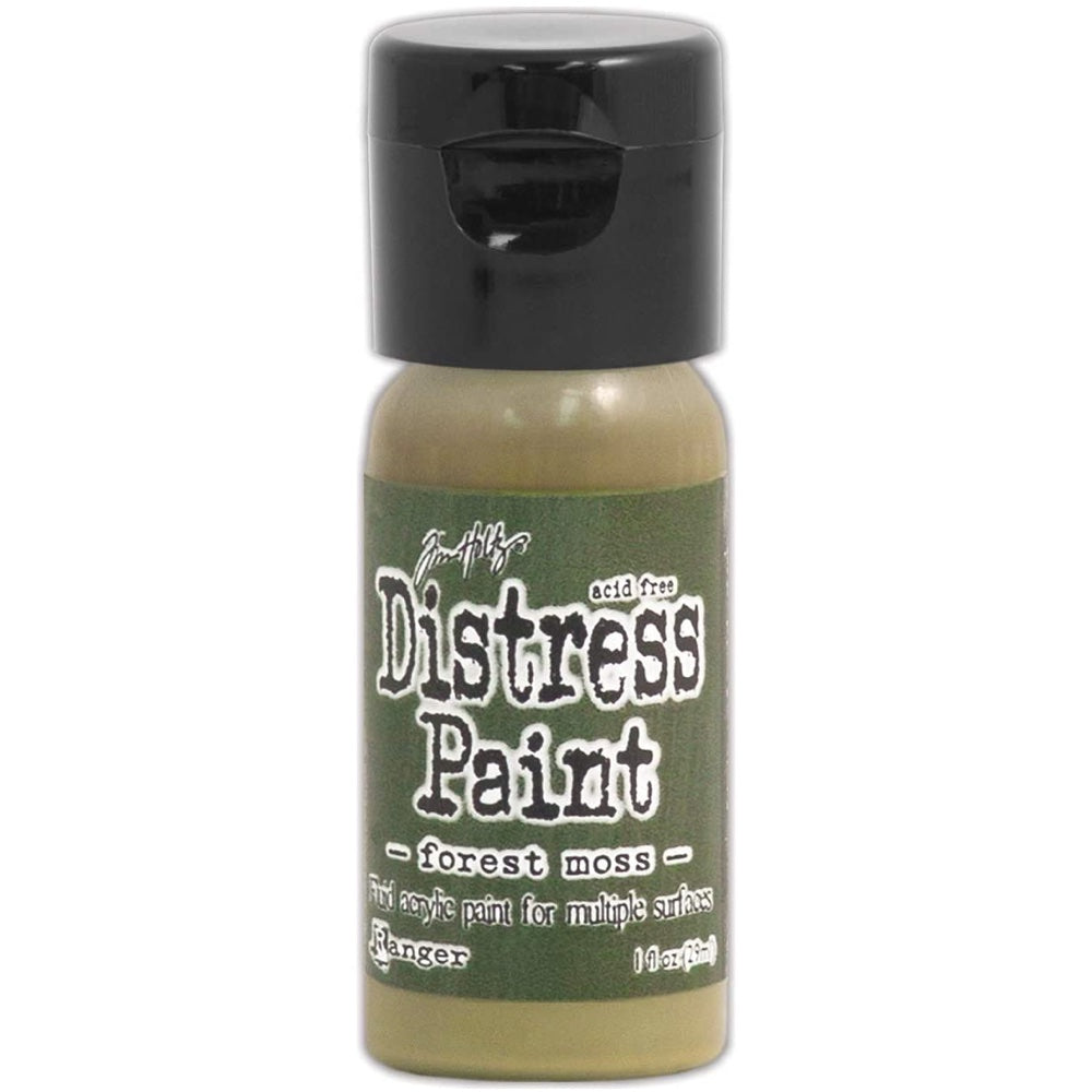 Tim Holtz Flip Top Distress Paint FOREST MOSS Ranger TDF53064