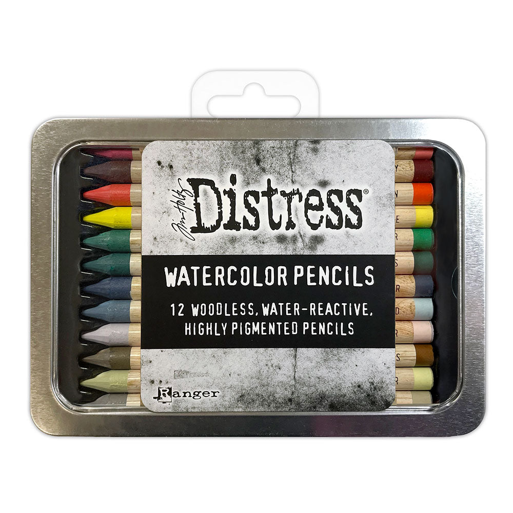 Tim Holtz Distress Watercolor Pencils Set 5 Ranger tdh83597