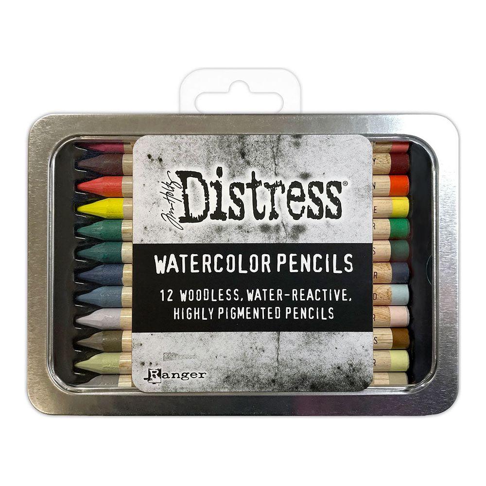 Tim Holtz Distress Watercolor Pencils Set 5 Ranger tdh83597