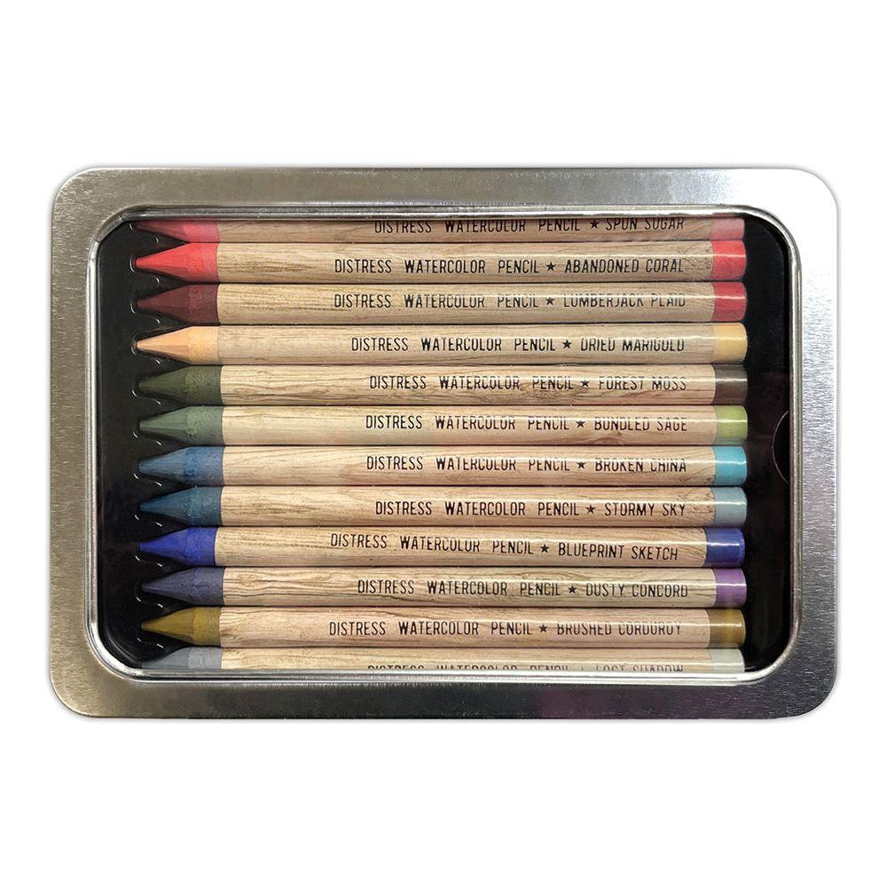Tim Holtz Distress Watercolor Pencils Set 6 Ranger tdh83603