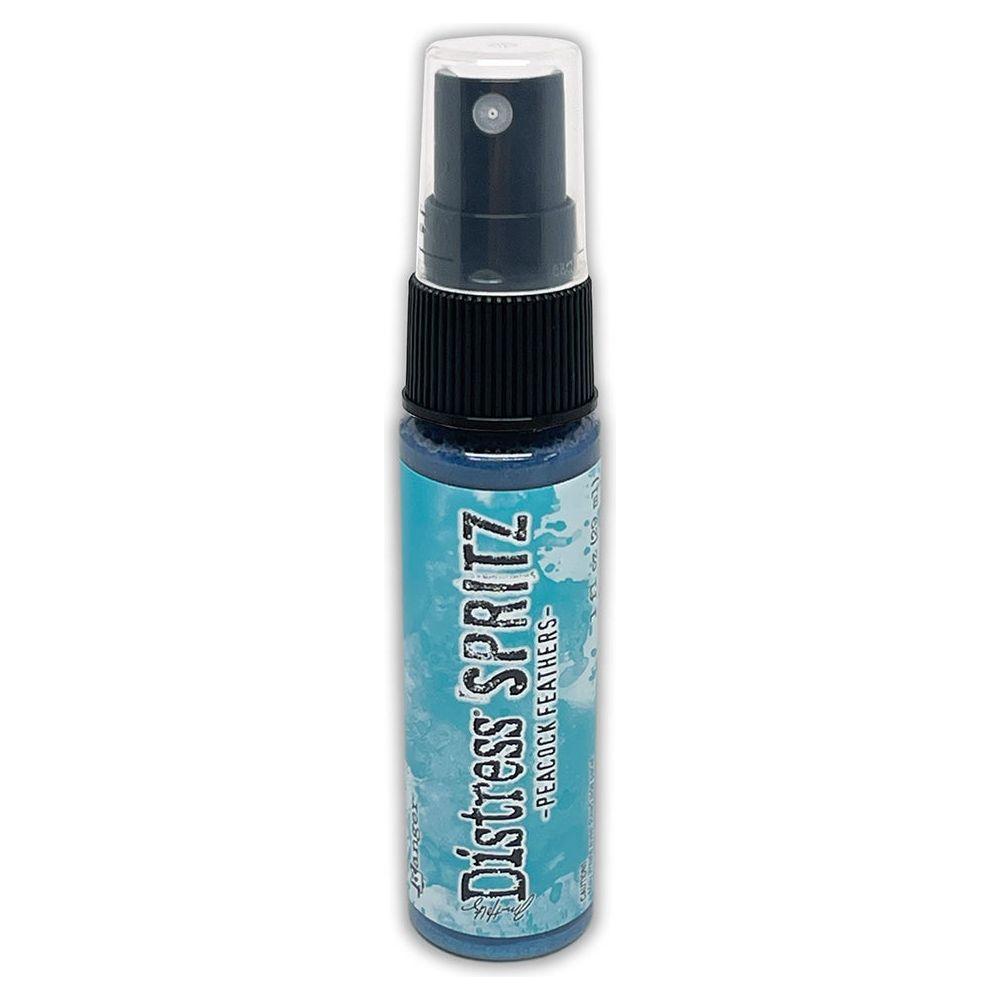 Tim Holtz Peacock Feathers Distress Spritz tdu86390 vertical
