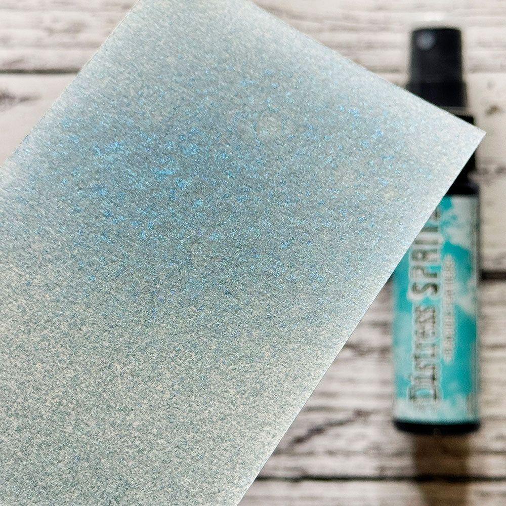 Tim Holtz Peacock Feathers Distress Spritz tdu86390 swatch | color-code:ALT04