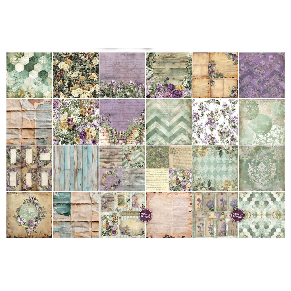 TEXT{ures} Beneath the Brambles 12x12 Paper Pad texpp0001 cardstock