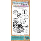 TEXT{ures} Beneath the Brambles Background Elements Clear Stamp Set texcs0002