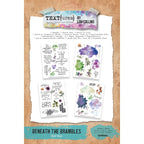 TEXT{ures} Beneath the Brambles Rub On Transfer Set texro0001