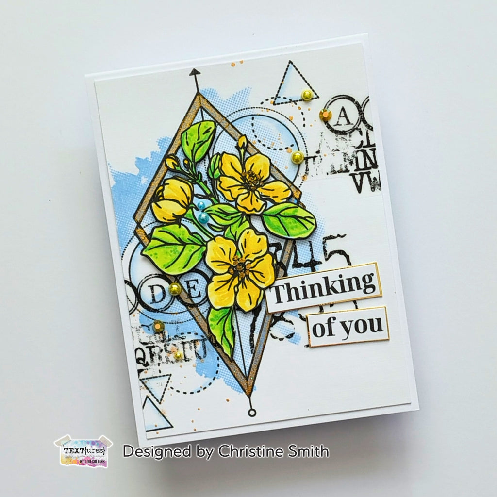 TEXT{ures} Dragonfly Dreams Kiss Cut Tape texct0001 thinking of you