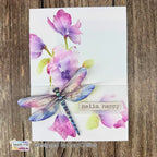 TEXT{ures} Magnolia Halftone Vol II Stamp and Die Set texds0001 hello