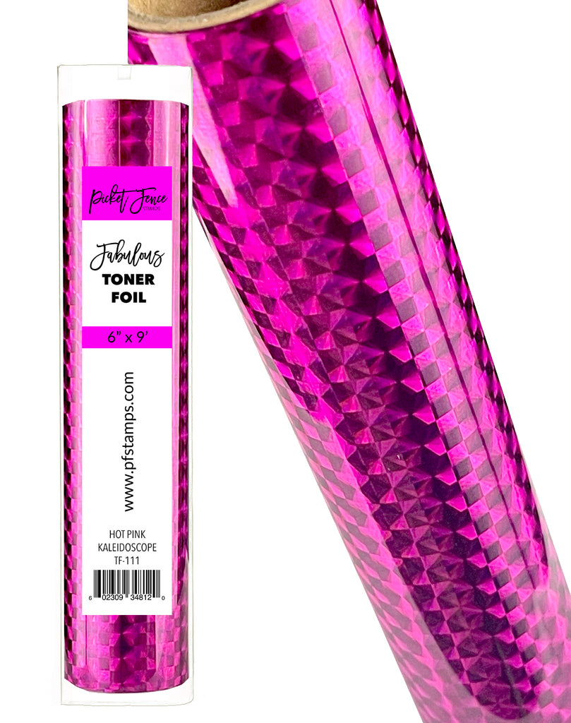 Picket Fence Studios Fabulous Toner Foil Hot Pink Kaleidoscope tf-111