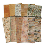 Tim Holtz Fabric Palette Orange Bundle of 10 Fat Quarters