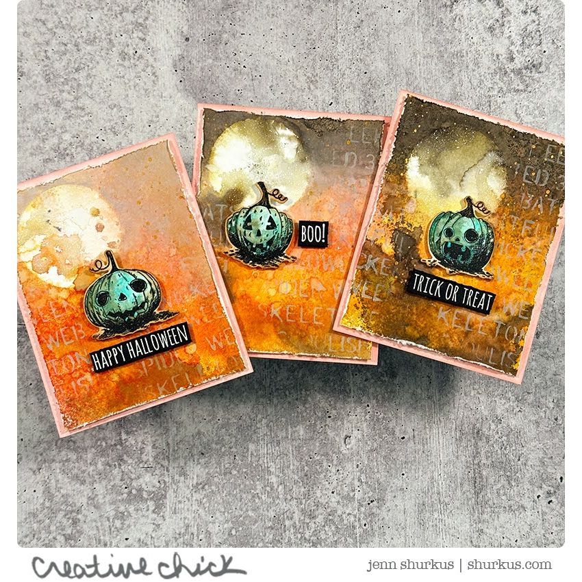 Tim Holtz Cling Rubber Stamps Pumpkinhead cms309