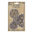 Tim Holtz idea-ology INDUSTRIAL GEARS Embellishments th94142