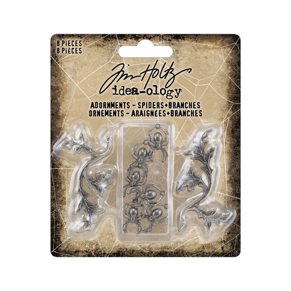 Tim Holtz Idea-ology Adornments Spiders and Branches th94342