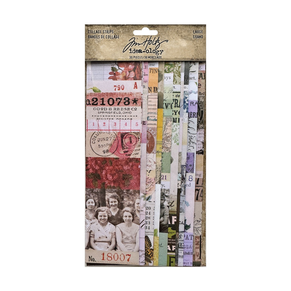 Tim Holtz Idea-ology Collage Strips Large th94367