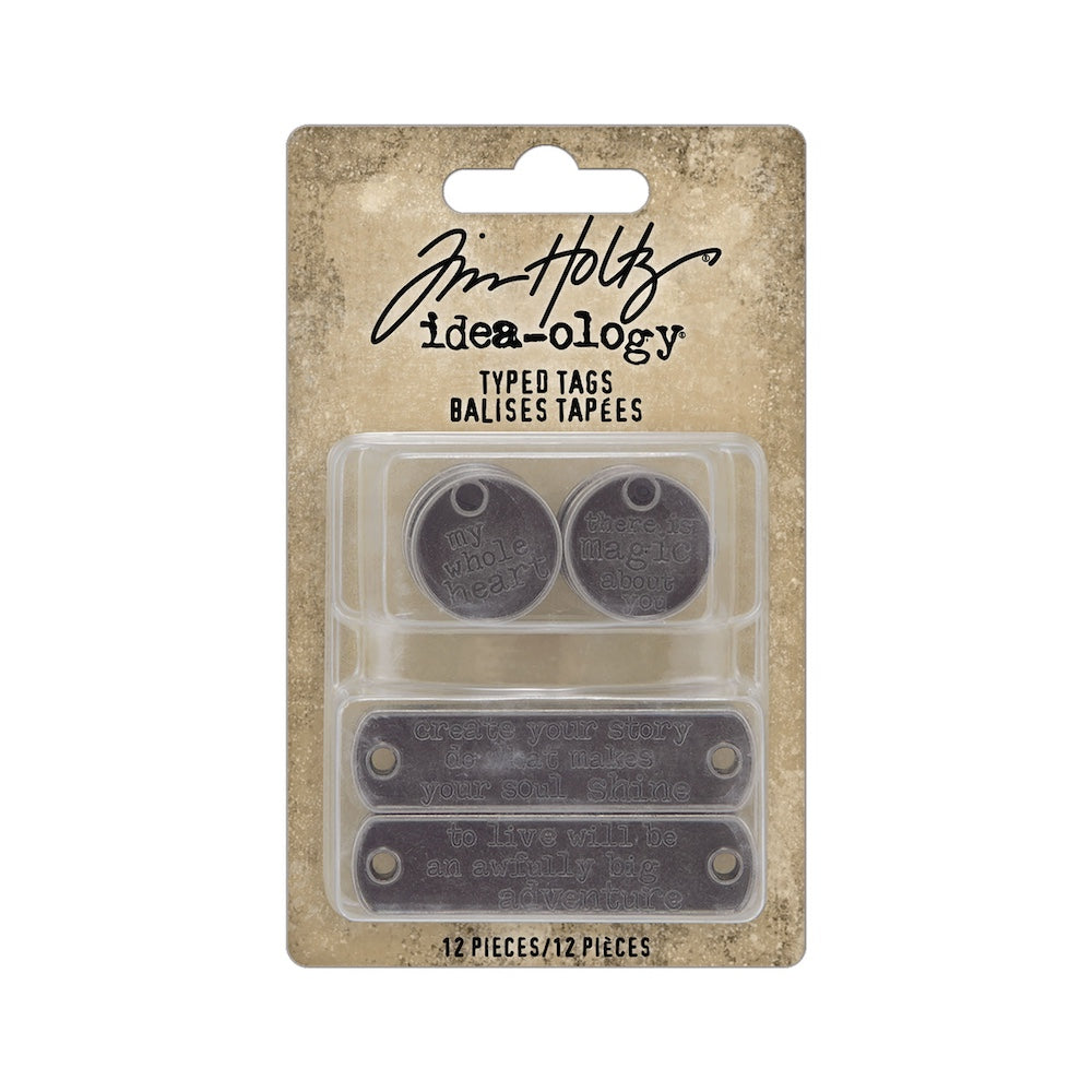 Tim Holtz Idea-ology Typed Tags th94382