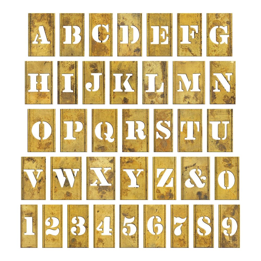 Tim Holtz Idea-ology Stencil Chips Mini th94383 large product