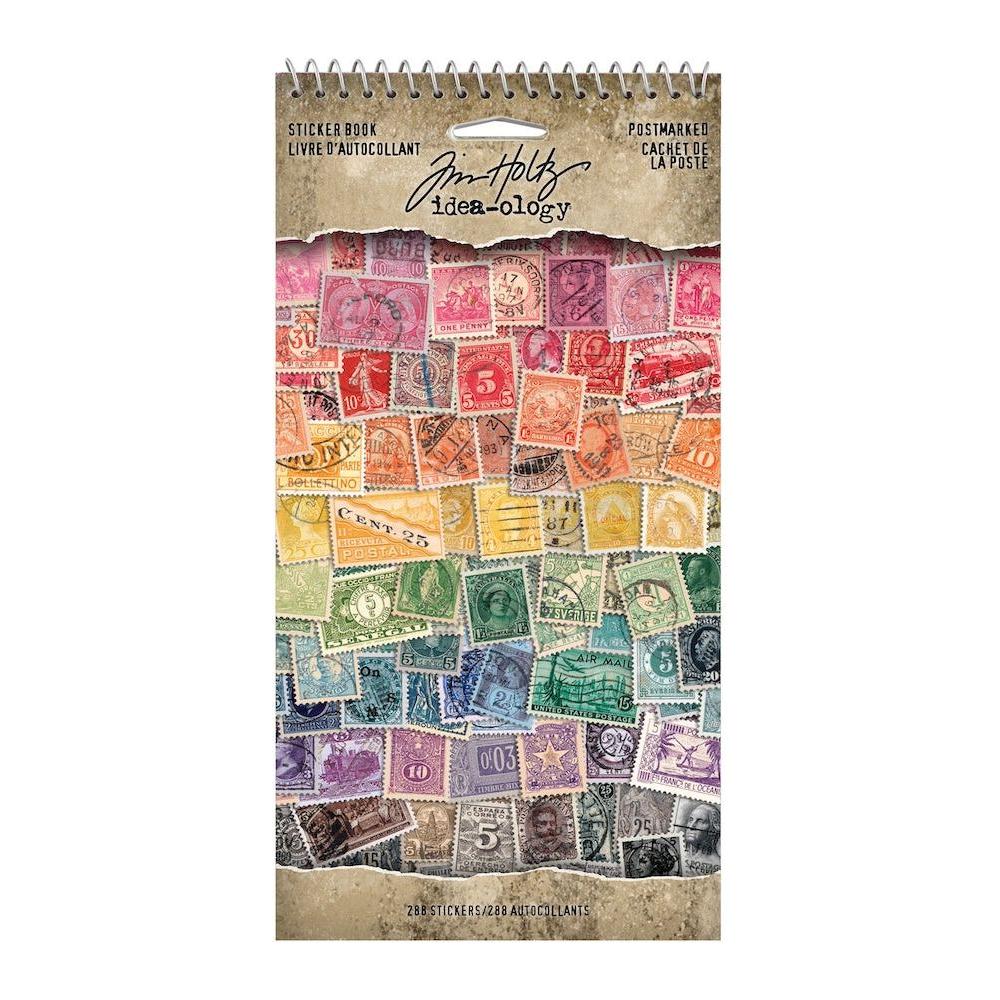 Tim Holtz Idea-ology Sticker Book Postmarked th94387