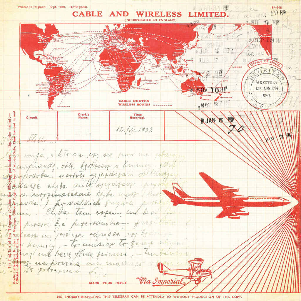 Tim Holtz idea-ology Correspondence 12 x 12 Paper Stash 2025 Vault th94431*