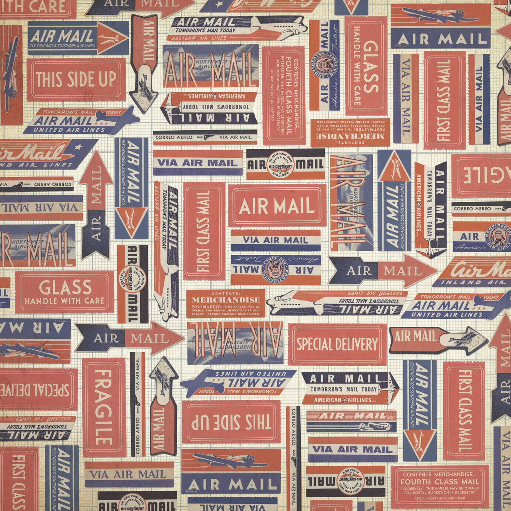 Tim Holtz idea-ology Correspondence 12 x 12 Paper Stash 2025 Vault th94431*