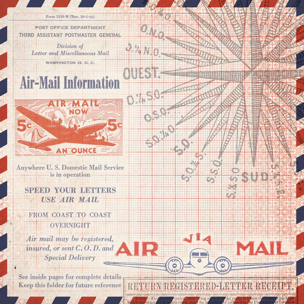 Tim Holtz idea-ology Correspondence 12 x 12 Paper Stash 2025 Vault th94431*