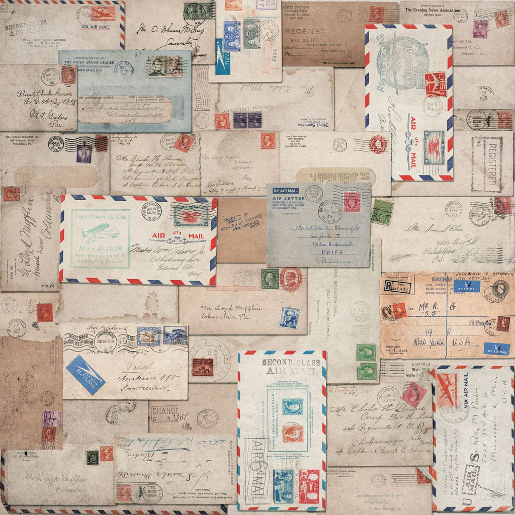 Tim Holtz idea-ology Correspondence 12 x 12 Paper Stash 2025 Vault th94431*