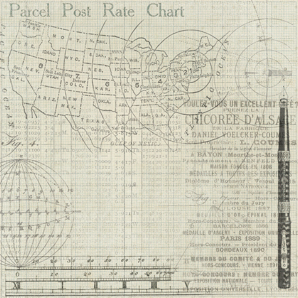 Tim Holtz idea-ology Correspondence 12 x 12 Paper Stash 2025 Vault th94431*