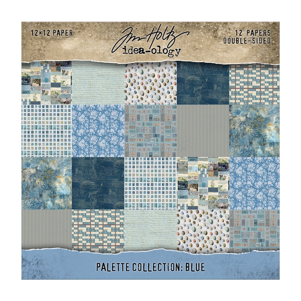 Tim Holtz idea-ology 12 x 12 Palette Paper Collection May 2026 I Want It All Bundle
