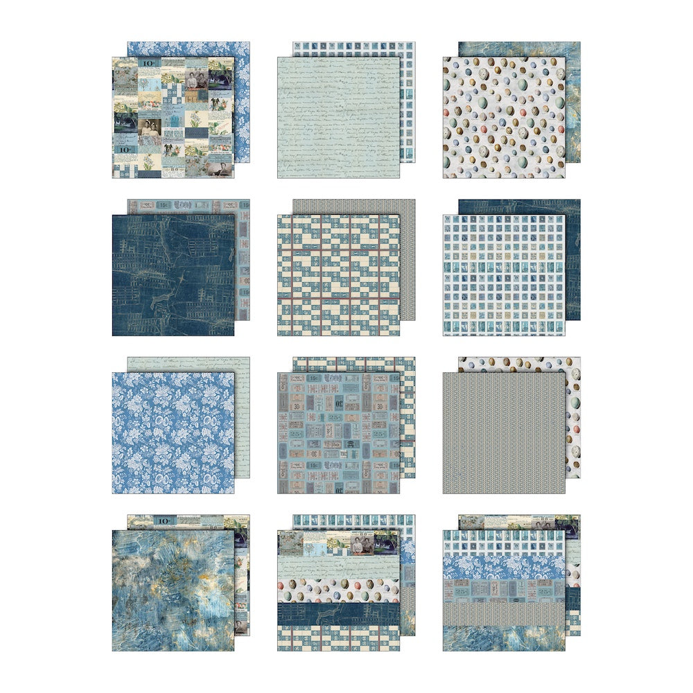 Tim Holtz idea-ology 12 x 12 Palette Paper Collection May 2026 I Want It All Bundle