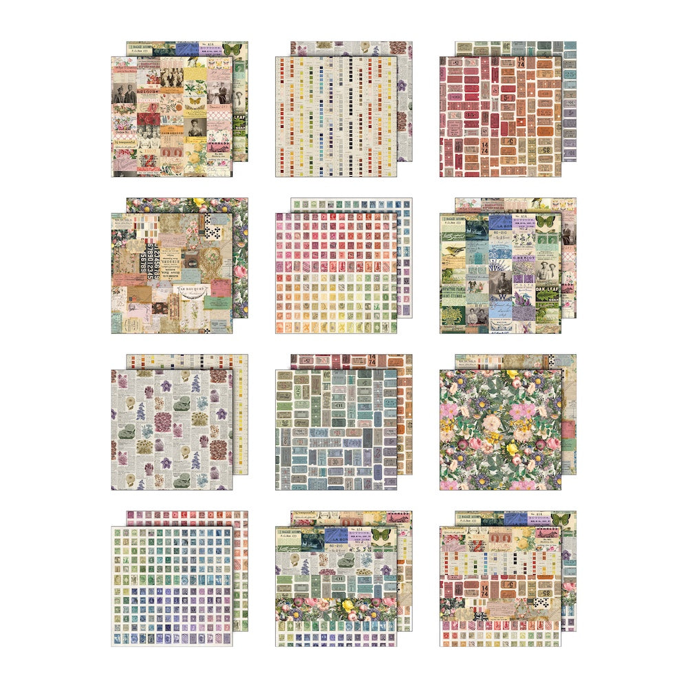 PREORDER Tim Holtz idea-ology 12 x 12 Palette Paper Collection July 2026 I Want It All Bundle