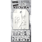 Tim Holtz Element Stencils Festive Art est005