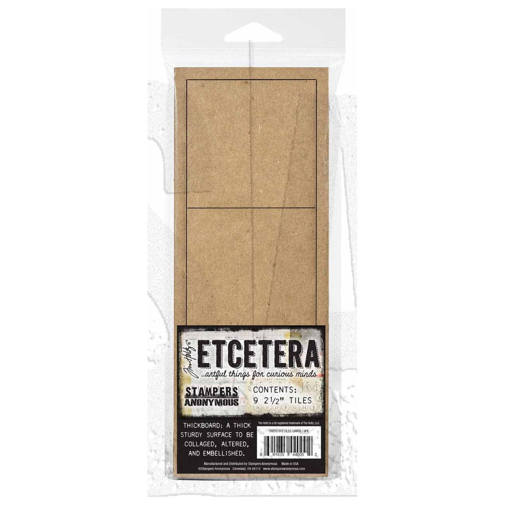 Tim Holtz Etcetera Large Tiles ETC017