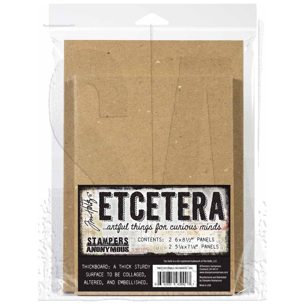 Tim Holtz Etcetera Rectangles Panels ETC020
