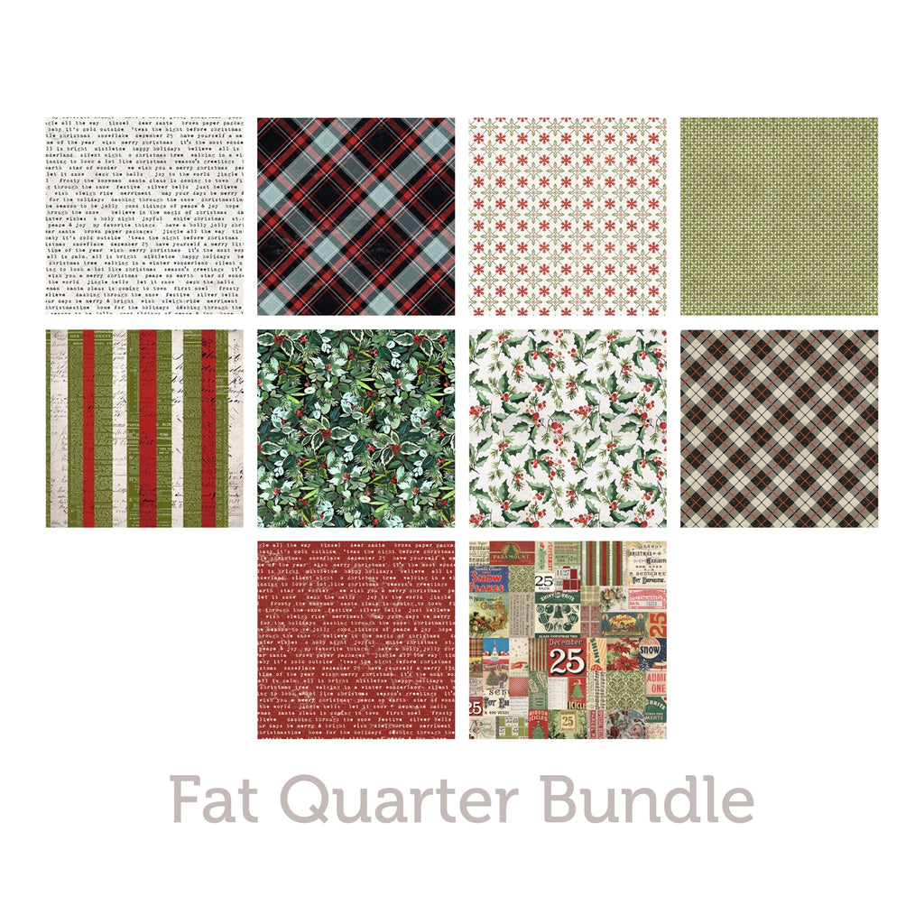 Tim Holtz Eclectic Elements Wonderland Flannel 2023 Fabric Bundle of 10 Fat Quarters