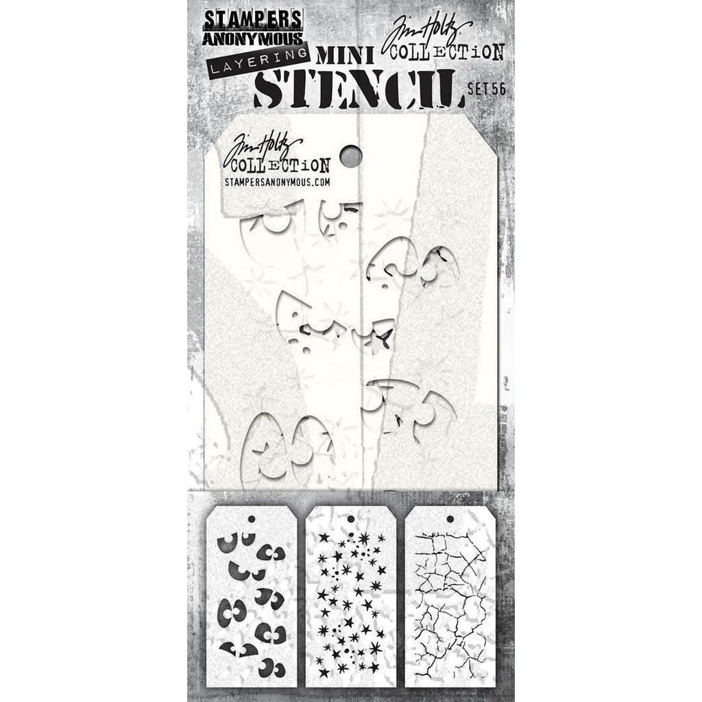 Tim Holtz Mini Stencil Set 56 mst056