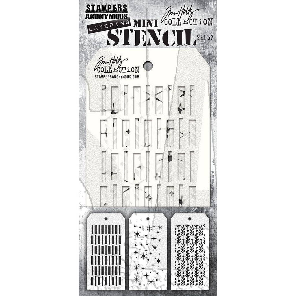 Tim Holtz Mini Stencil Set 57 mst057