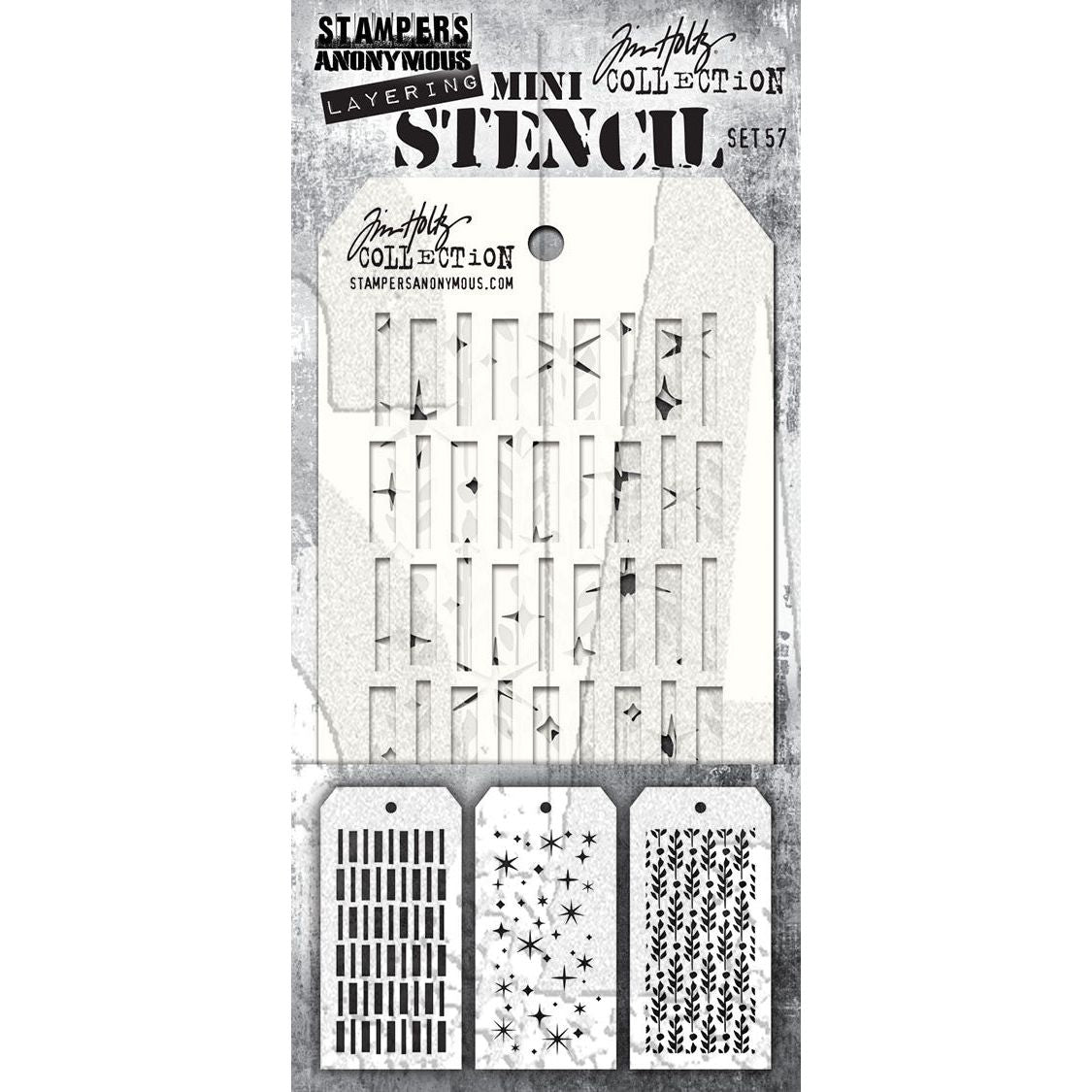 Tim Holtz Mini Stencil Set 57 mst057