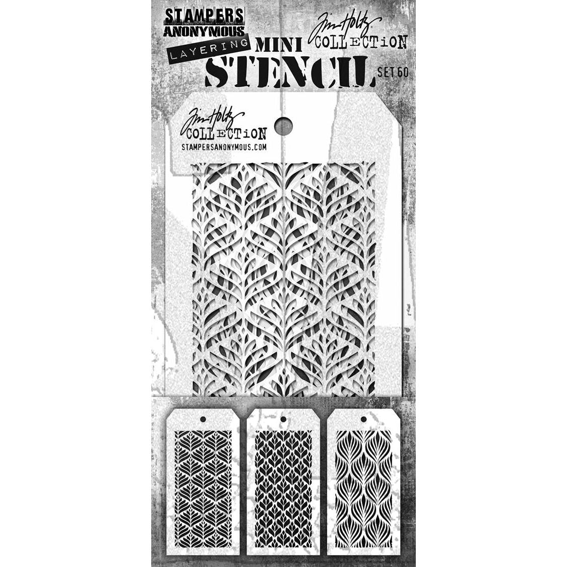Tim Holtz Mini Stencil Set 60 mst060