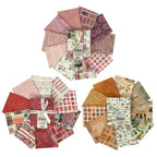 Tim Holtz Fabric Palette Fat Quarters Bundle Pink Red And Orange
