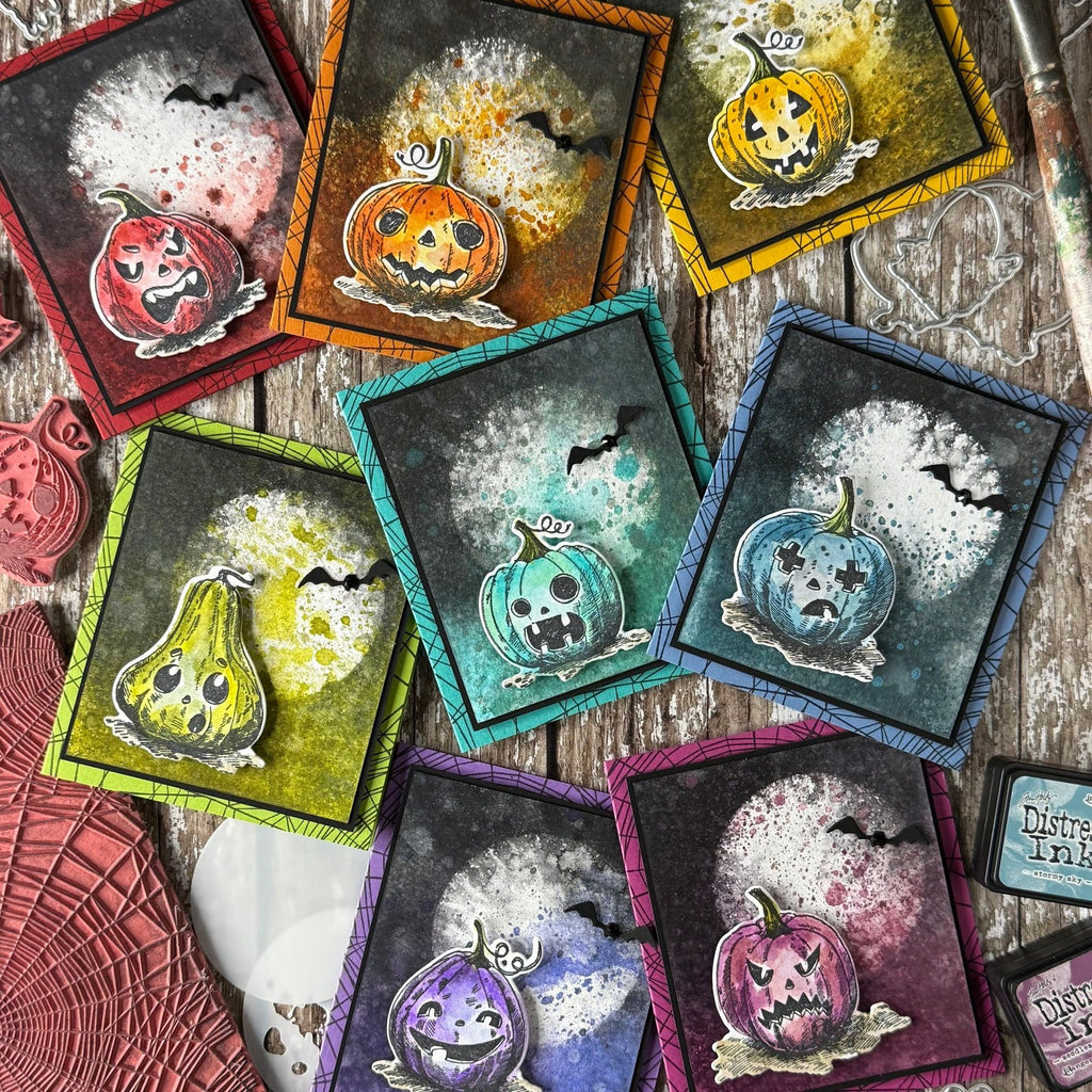 Tim Holtz Cling Rubber Stamps Pumpkinhead cms309