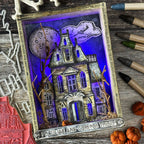 Tim Holtz Cling Rubber Stamps Sketch Manor cms408