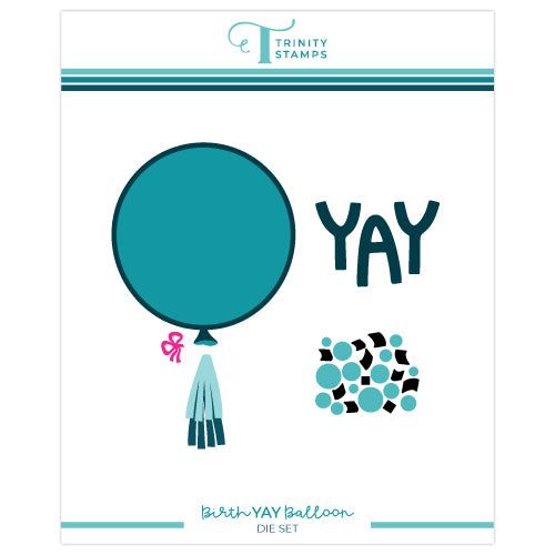 Trinity Stamps BirthYAY Balloons Die Set tmd-222