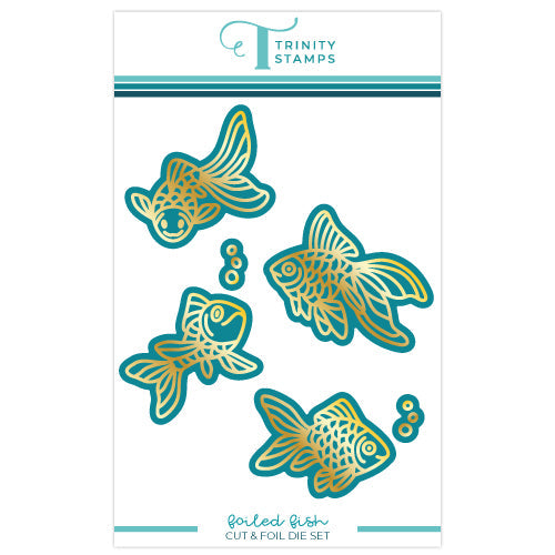 Trinity Stamps Foiled Fish Cut And Foil Die Set tmd-224