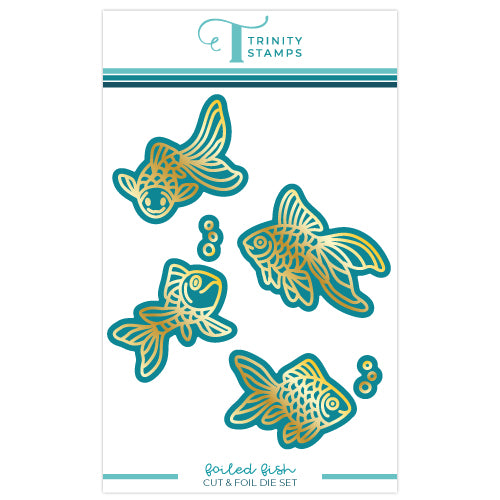 Trinity Stamps Foiled Fish Cut And Foil Die Set tmd-224