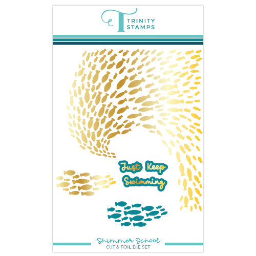 Trinity Stamps Shimmer School Cut And Foil Die Set tmd-232