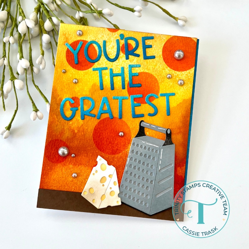 Trinity Stamps You're the Gratest Die Set tmd-273 You Are Great Card